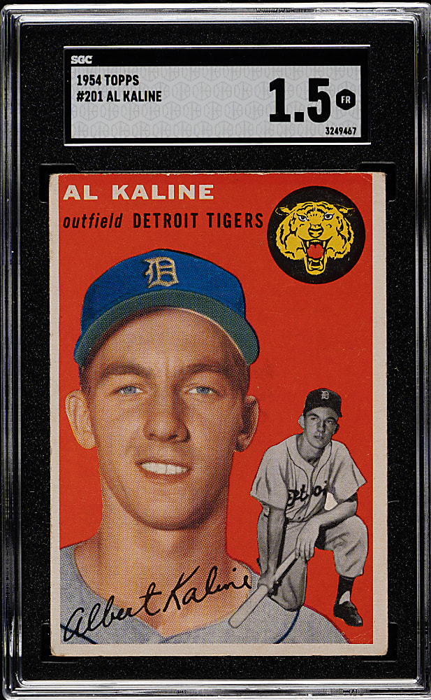 1954 Topps #201 Al Kaline Rookie SGC FAIR 1.5