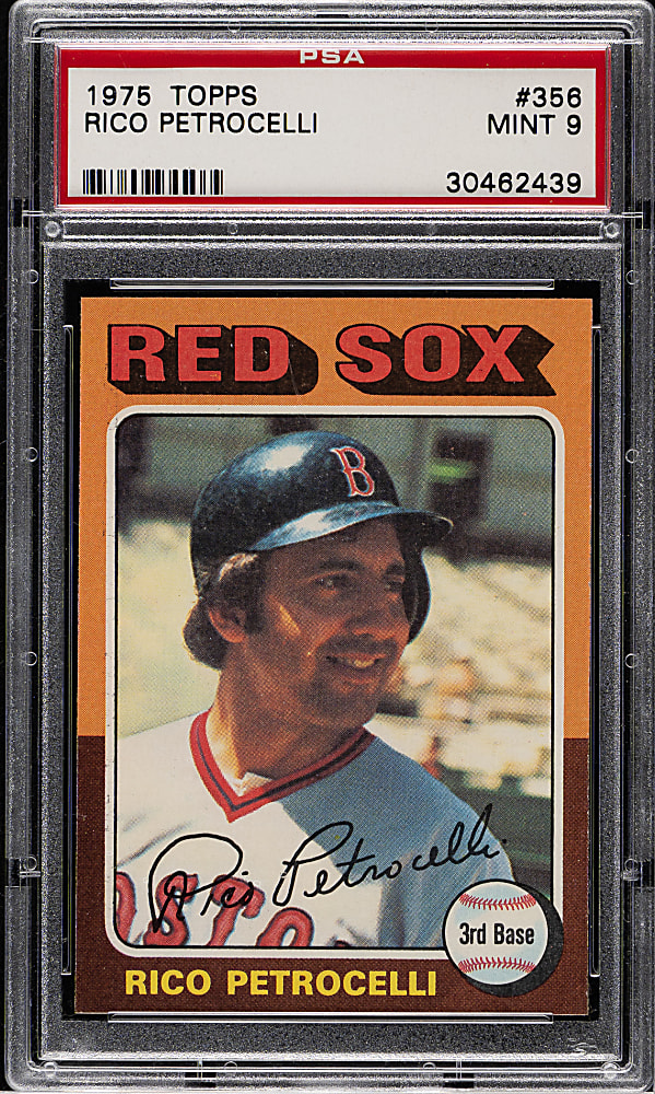 1975 Topps #356 Rico Petrocelli PSA MINT 9