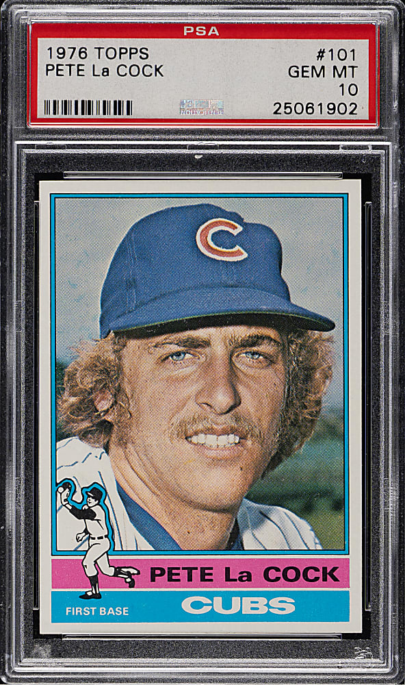 1976 Topps #101 Pete LaCock PSA GEM MINT 10