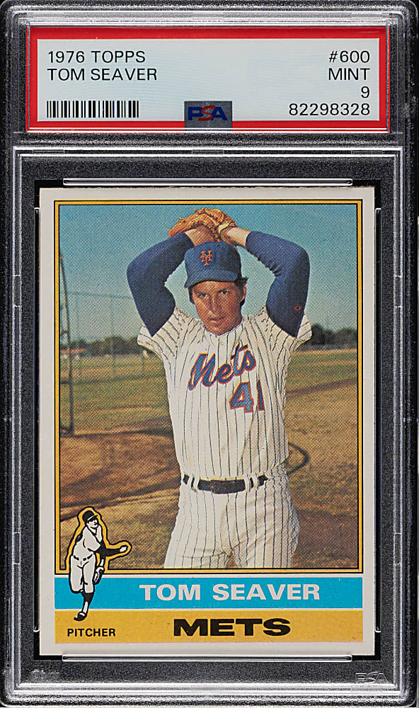 1976 Topps #600 Tom Seaver PSA MINT 9