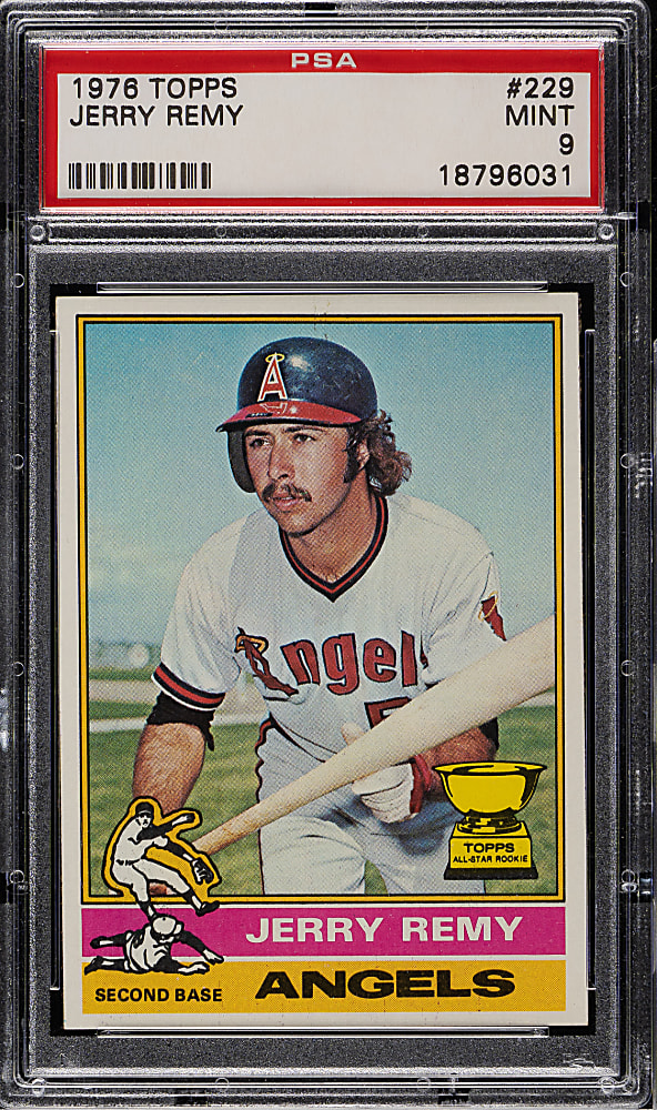 1976 Topps #229 Jerry Remy PSA MINT 9