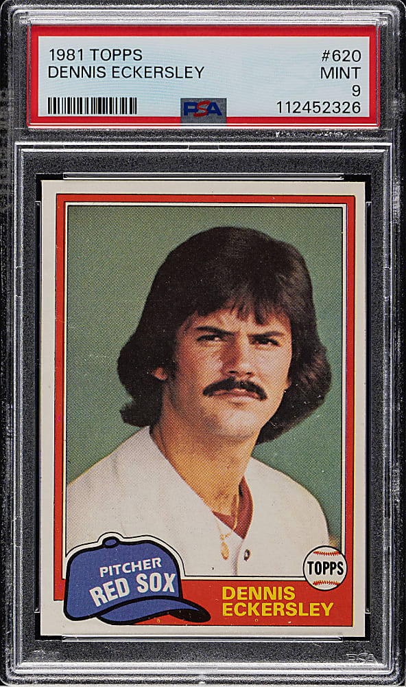 1981 Topps #620 Dennis Eckersley PSA MINT 9