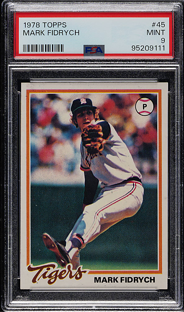1978 Topps #45 Mark Fidrych PSA MINT 9