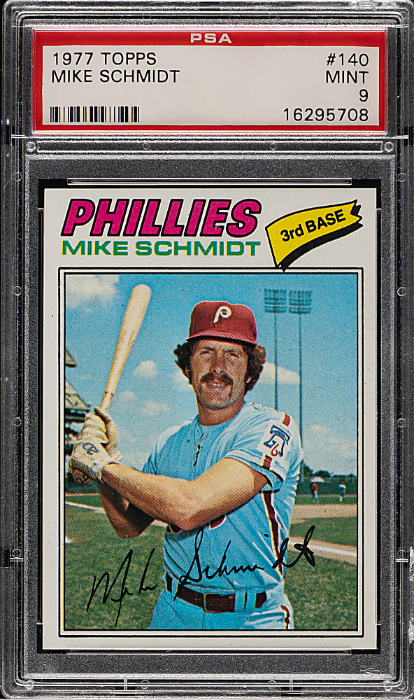 1977 Topps #140 Mike Schmidt PSA MINT 9