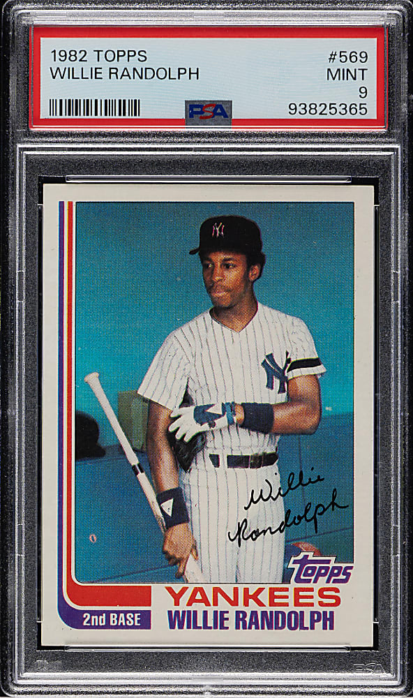 1982 Topps #569 Willie Randolph PSA MINT 9