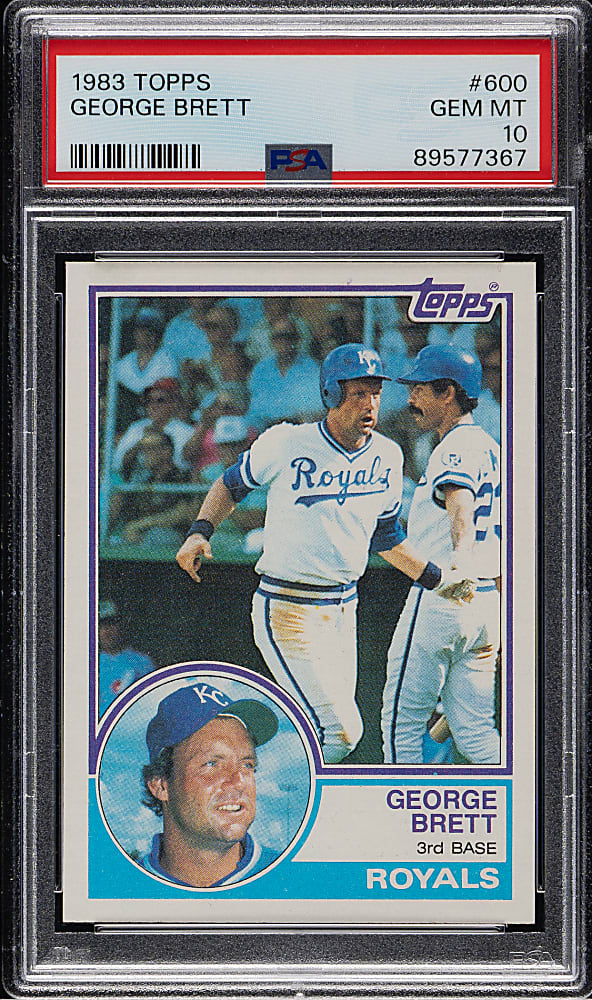 1983 Topps #600 George Brett PSA GEM MINT 10