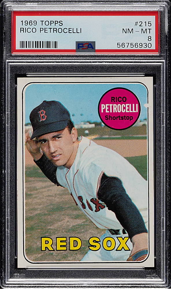 1969 Topps #215 Rico Petrocelli PSA NM-MT 8