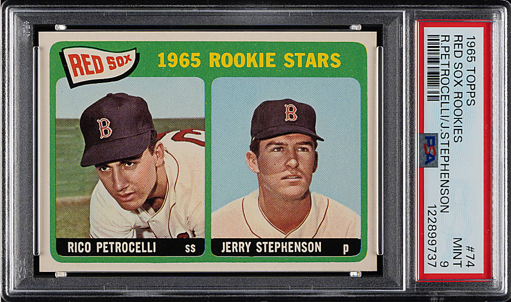 1965 Topps #74 Rico Petrocelli Rookie PSA MINT 9