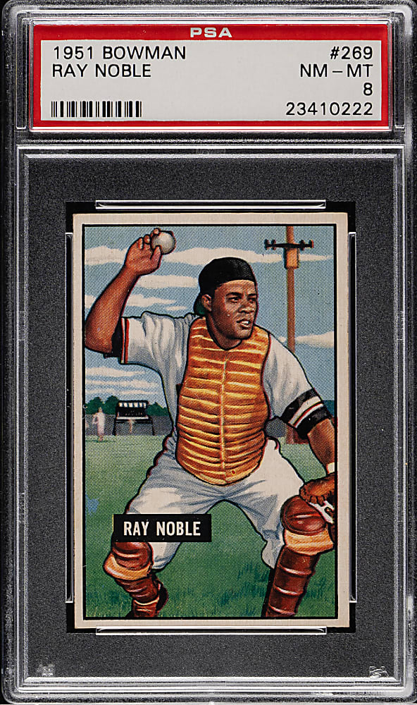 1951 Bowman #269 Ray Noble PSA NM-MT 8