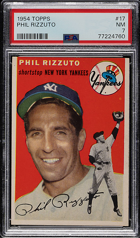 1954 Topps #17 Phil Rizzuto PSA NM 7