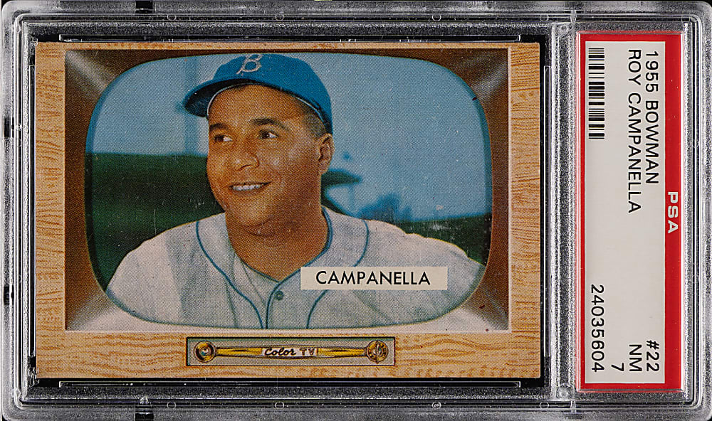 1955 Bowman #22 Roy Campanella PSA NM 7