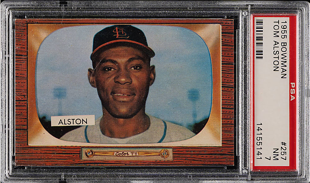 1955 Bowman #257 Tom Alston PSA NM 7