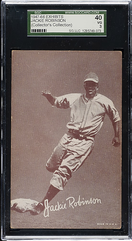 1947-1966 Exhibits Jackie Robinson SGC VG 40