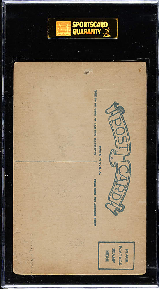 1926-1929 "Exhibit-Style Postcard-Back" Pie Traynor SGC POOR 10