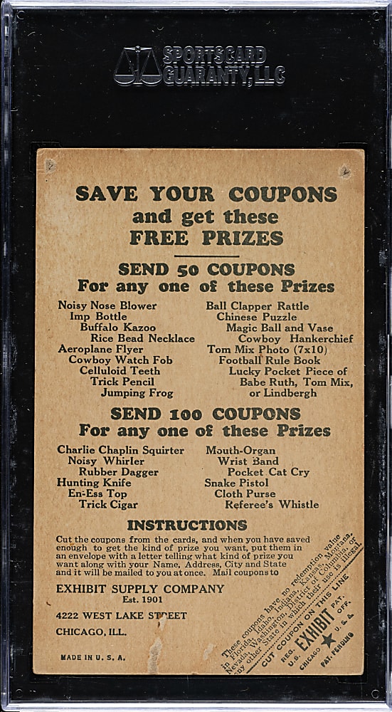 1931-1932 Exhibits 4-on-1 with Klein/Whitney/Benge/Arlett SGC POOR 10