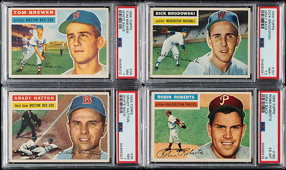 1956 Topps PSA-Graded Collection (12)