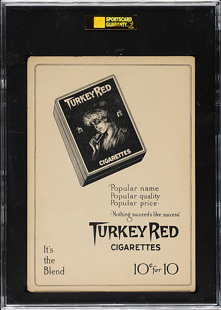 1911 T3 Turkey Red #120 Gabby Street SGC VG/EX 50 - Advertising Back