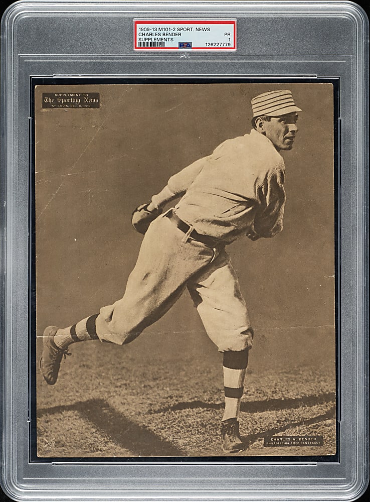 1909-1913 M101-2 Sporting News Supplements Chief Bender PSA POOR 1