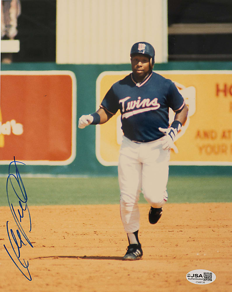 Kirby Puckett Signed Photograph - JSA