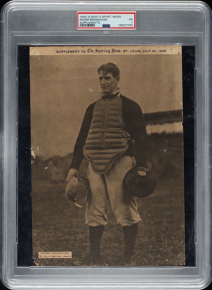 1909-1913 M101-2 Sporting News Supplement Roger Bresnahan PSA POOR 1