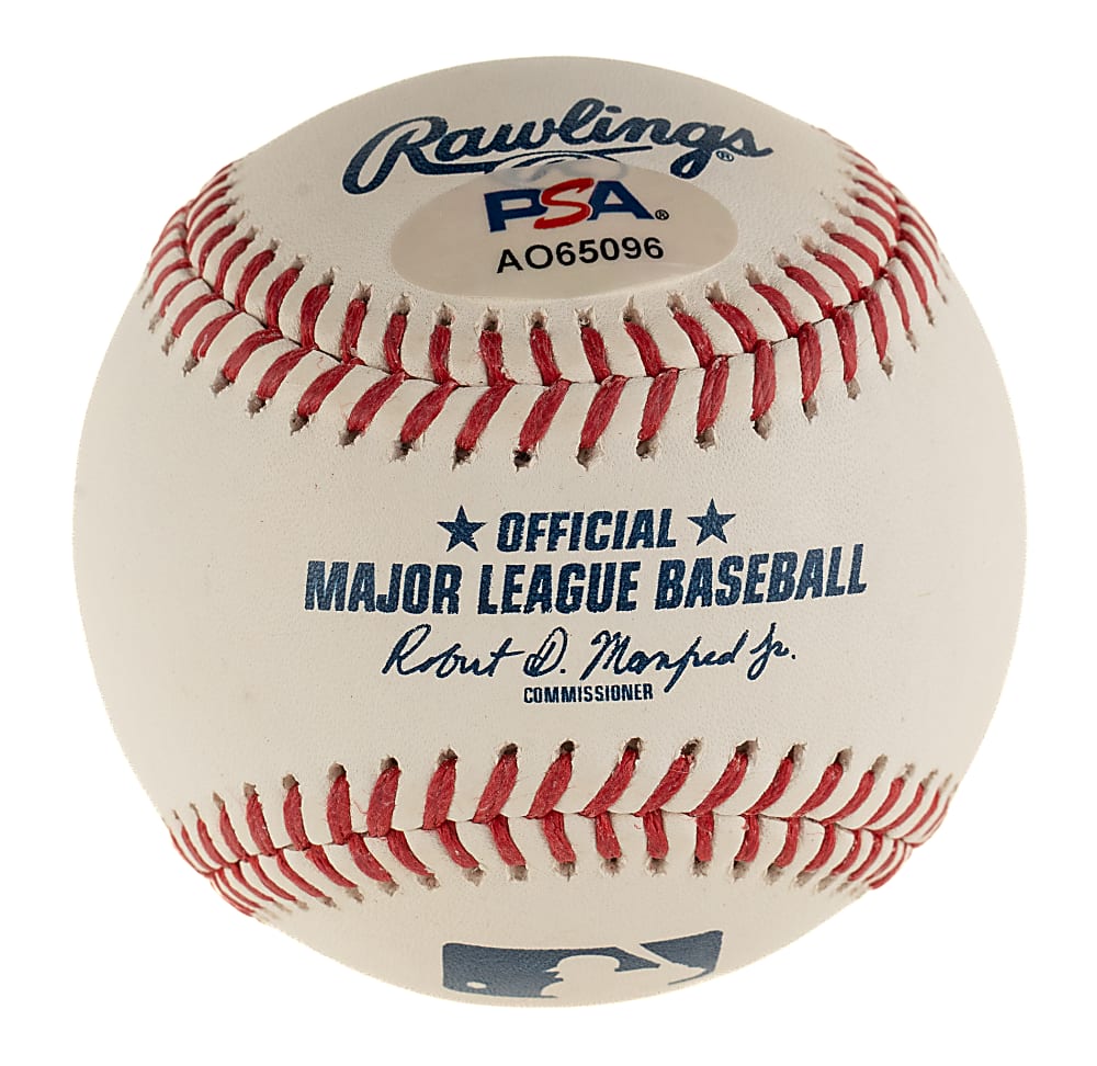 Bret Saberhagen Single-Signed Baseball with " 85 & 89 AL CY" Inscription - PSA/DNA