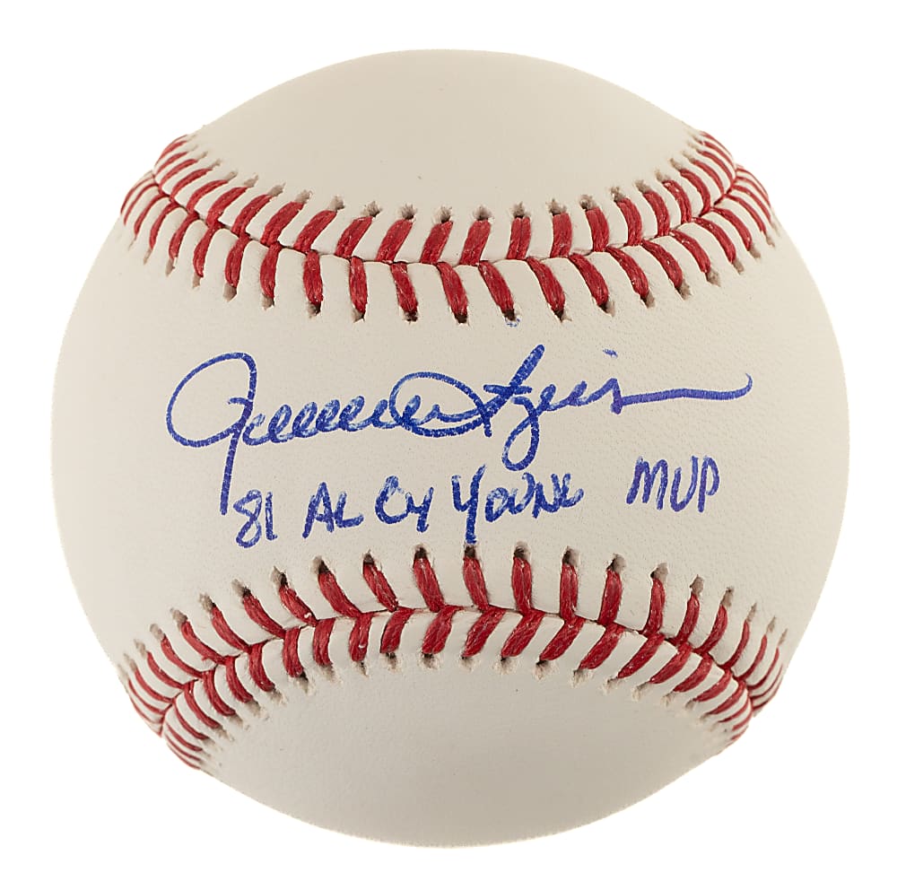 Rollie Fingers Single-Signed Baseball with "81 AL Cy Young" and "MVP" Inscriptions - PSA/DNA