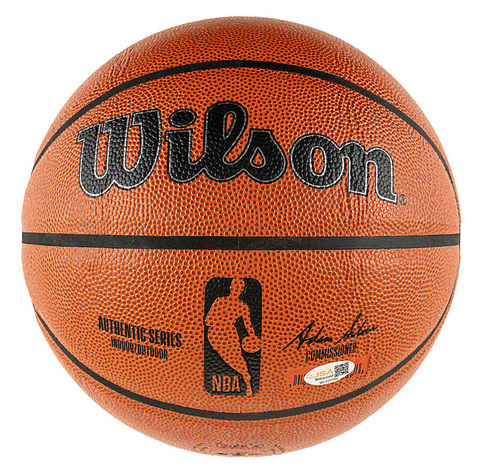 Allen Iverson Single-Signed Basketball - JSA