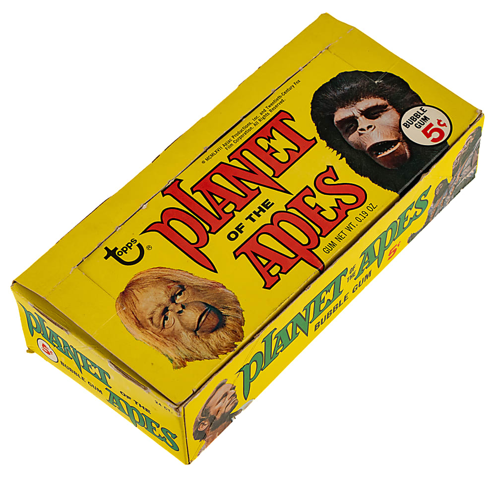 1969 Topps "Planet of the Apes" Empty Display Box