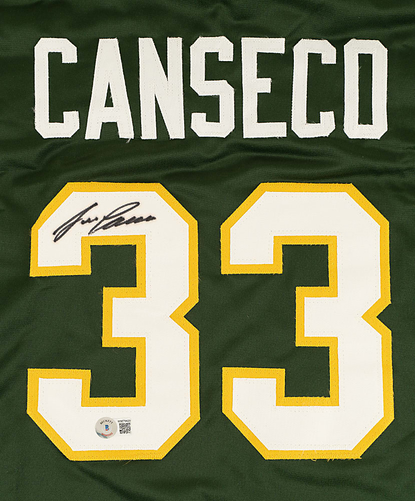 Jose Canseco Signed Oakland Athletics Jersey - JSA