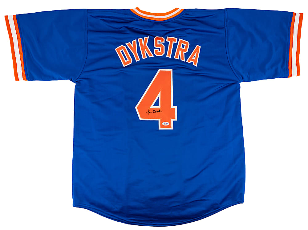 Lenny Dykstra Signed New York Mets Jersey - PSA/DNA