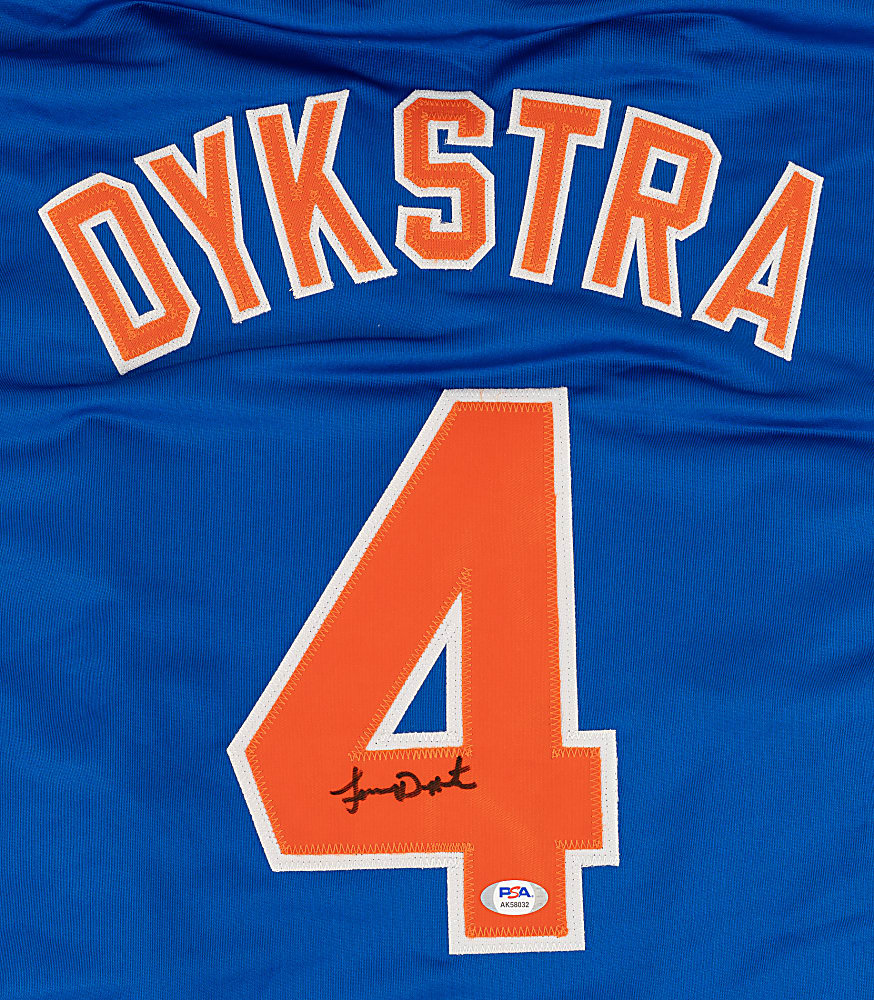Lenny Dykstra Signed New York Mets Jersey - PSA/DNA