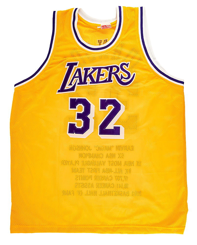 Magic Johnson Signed Los Angeles Lakers Jersey - PSA/DNA