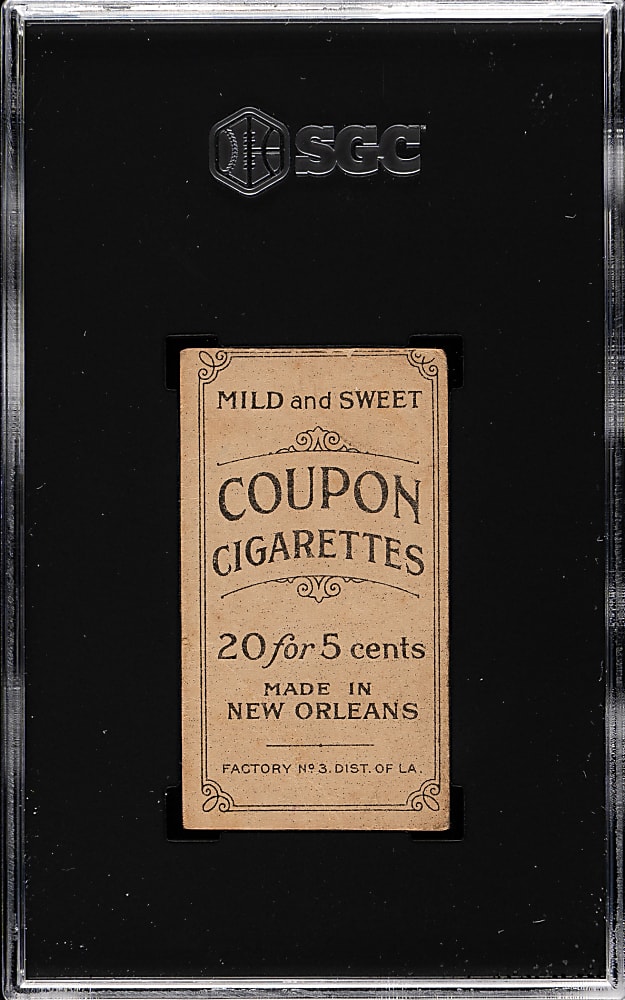 1914 T213 Coupon Cigarettes (Type 2) Hughie Jennings Both Hands Showing SGC POOR 1