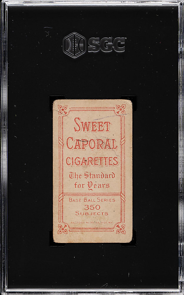 1909-1911 T206 White Border Joe "Iron Man" McGinnity SGC GOOD 2