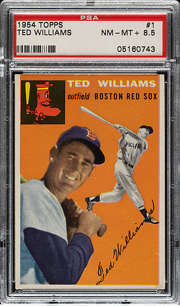 1954 Topps #1 Ted Williams PSA NM-MT+ 8.5