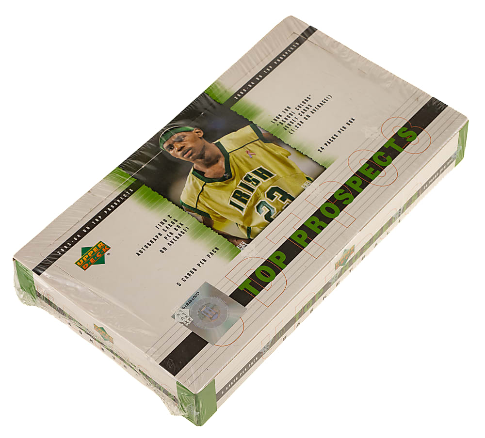2003-2004 Upper Deck Top Prospects Basketball Factory-Sealed Unopened Hobby Box (24 Packs) - LeBron James Rookie Year