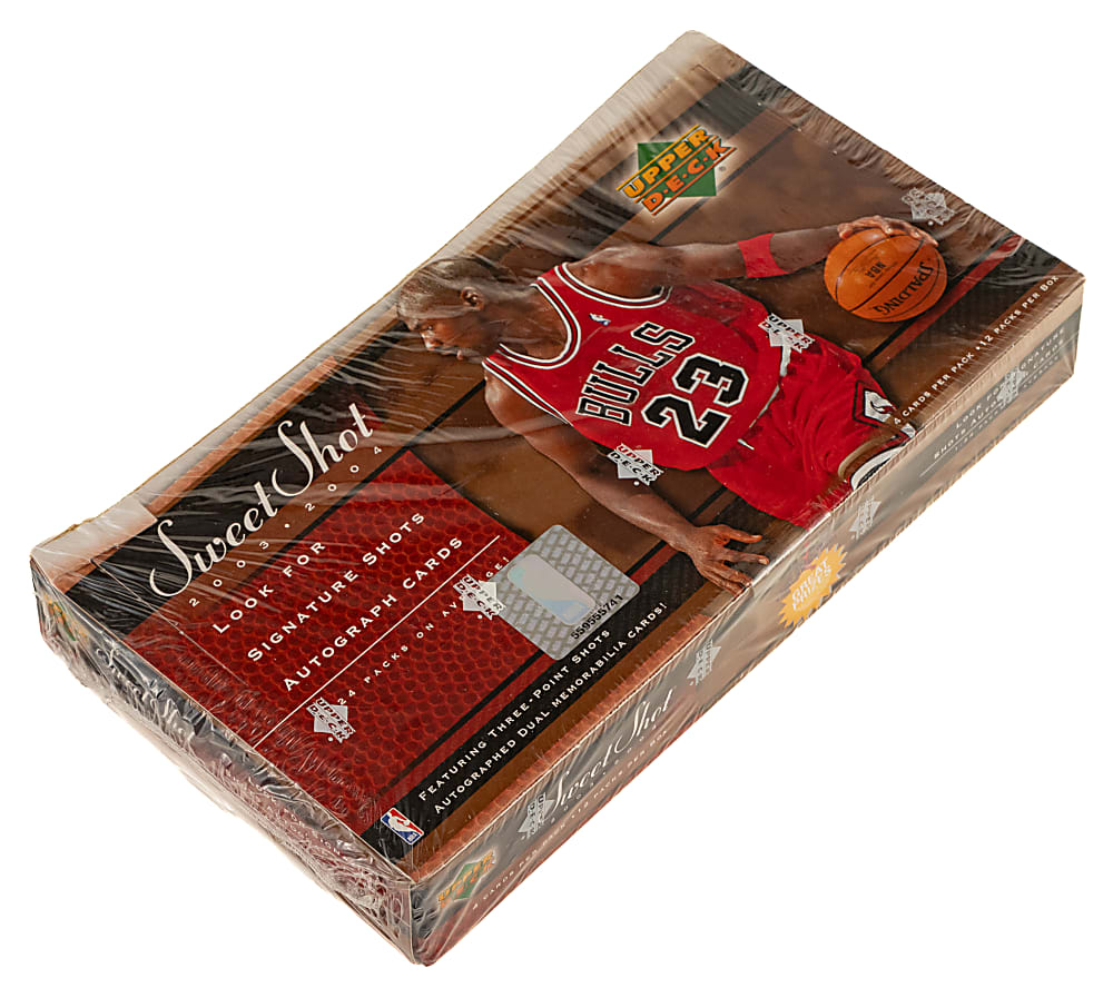 2003-2004 Upper Deck Sweet Shot Basketball Factory-Sealed Unopened Hobby Box (12 Packs) - LeBron James Rookie Year