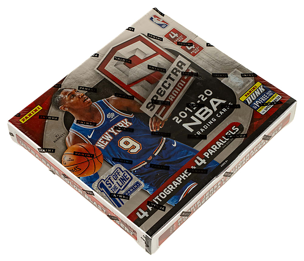2019-2020 Panini Spectra First Off The Line Basketball Factory-Sealed Unopened Hobby Box (4 Packs)