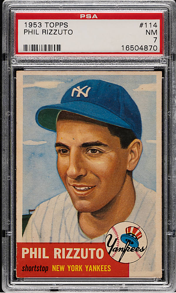 1953 Topps #114 Phil Rizzuto PSA NM 7