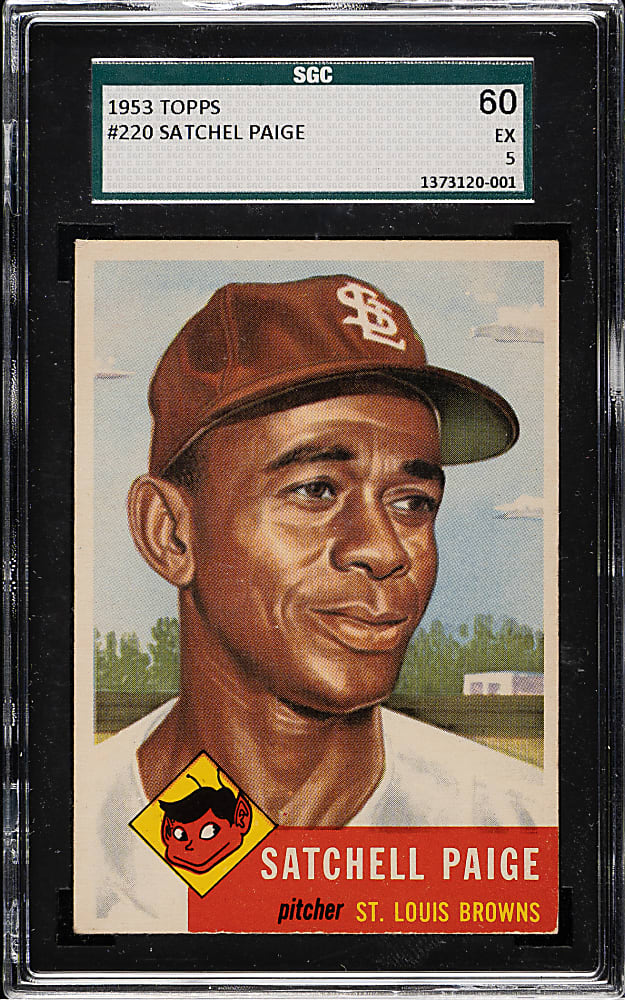 1953 Topps #220 Satchel Paige SGC EX 60