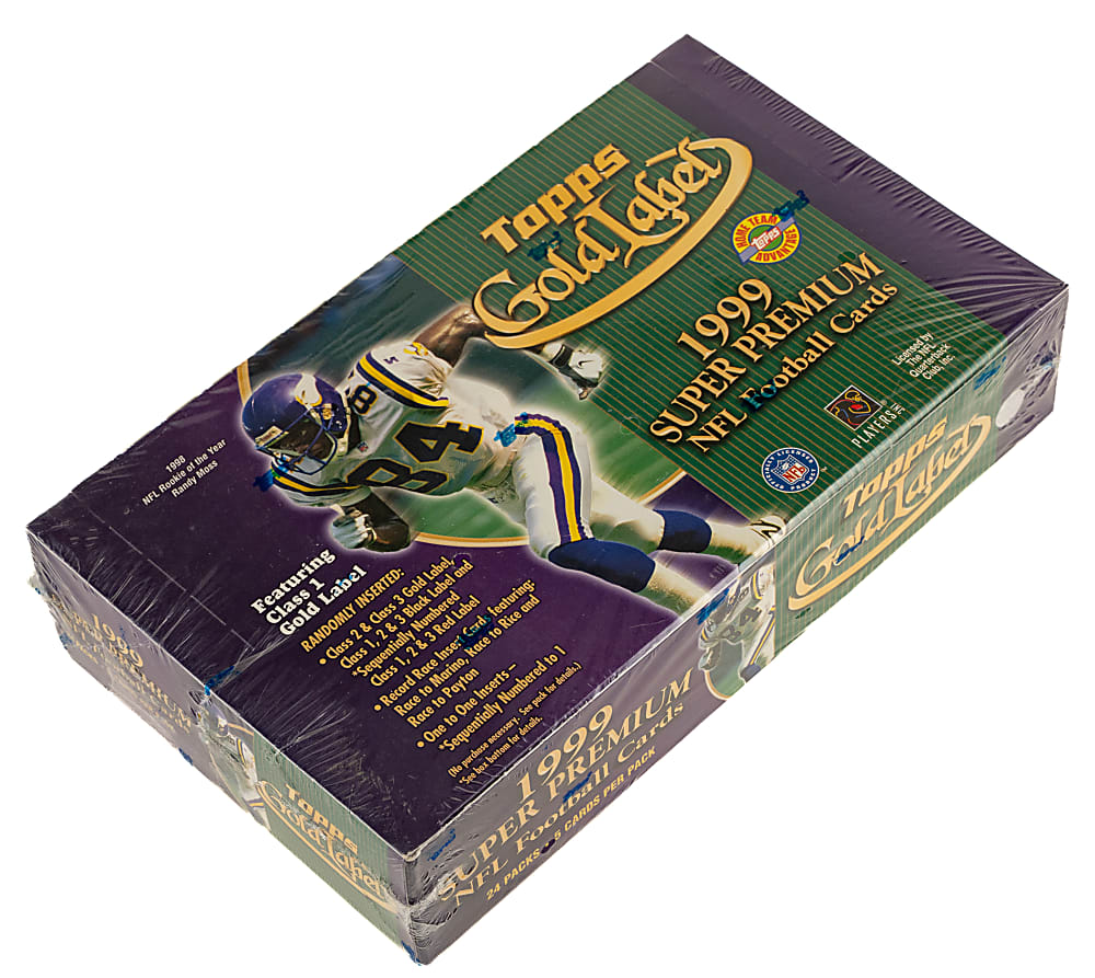 1999 Topps Gold Label Football Unopened Hobby Box (24 Packs)