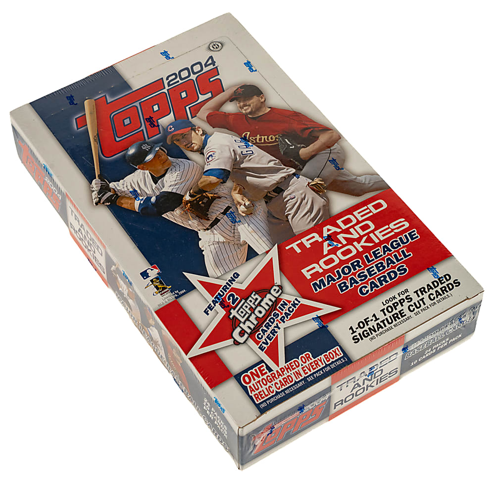 2004 Topps Traded and Rookies Unopened Hobby Box (24 Packs)