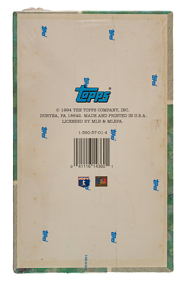 1994 Bowman Unopened Wax Box (24 Packs)