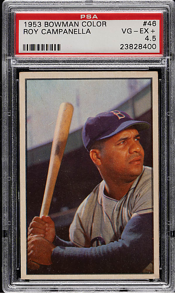 1953 Bowman Color #46 Roy Campanella PSA VG-EX+ 4.5