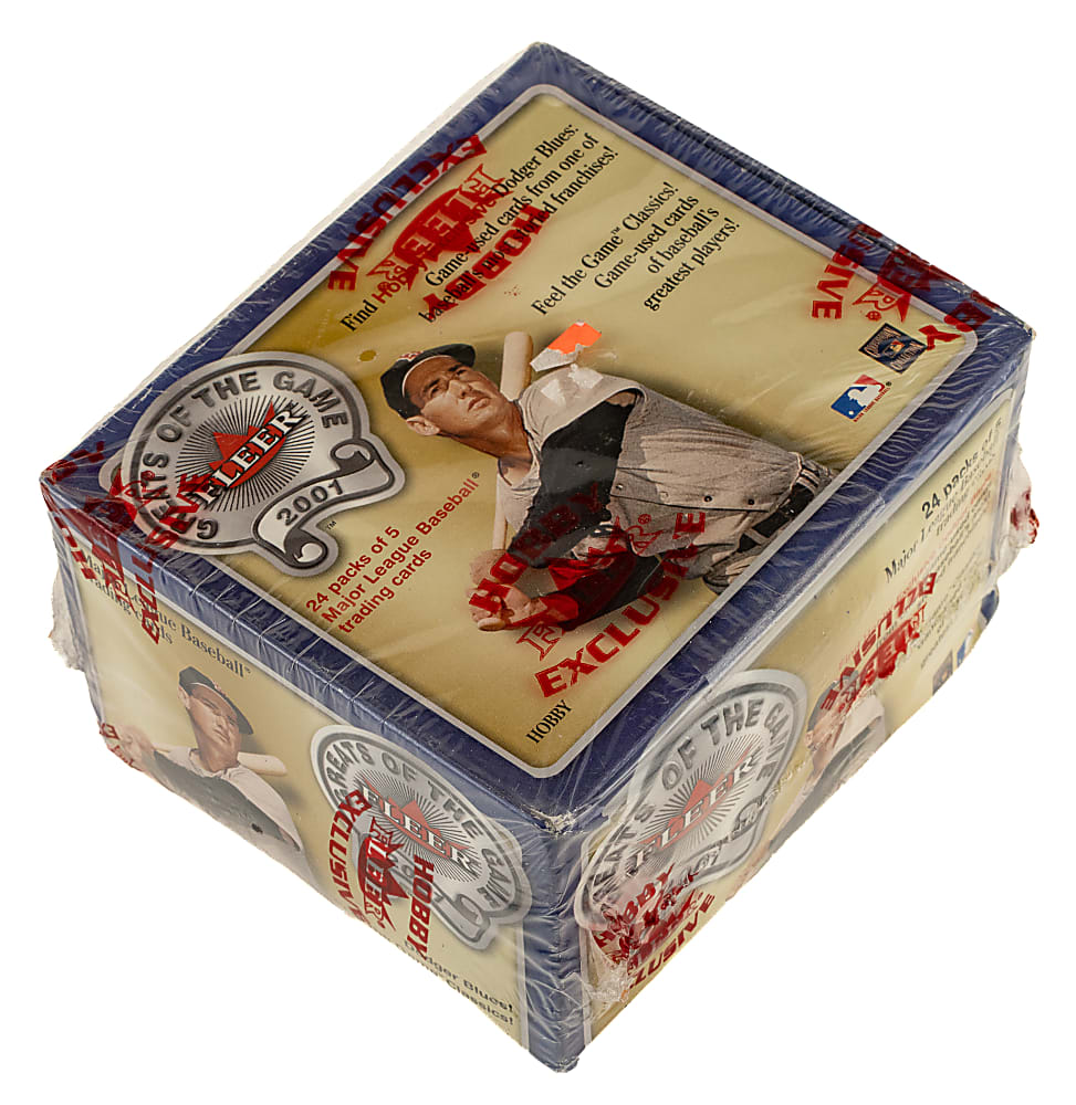 2001 Fleer Greats of the Game Unopened Hobby Box (24 Packs)