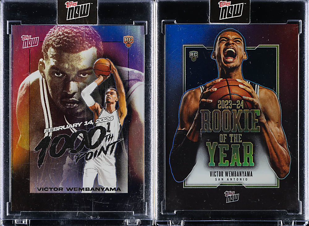 2003 to 2025 Topps, Panini, and Fleer Hall of Fame and Star Basketball Collection (7) Including Victor Wembanyama, Dirk Nowitzki, and Tony Parker