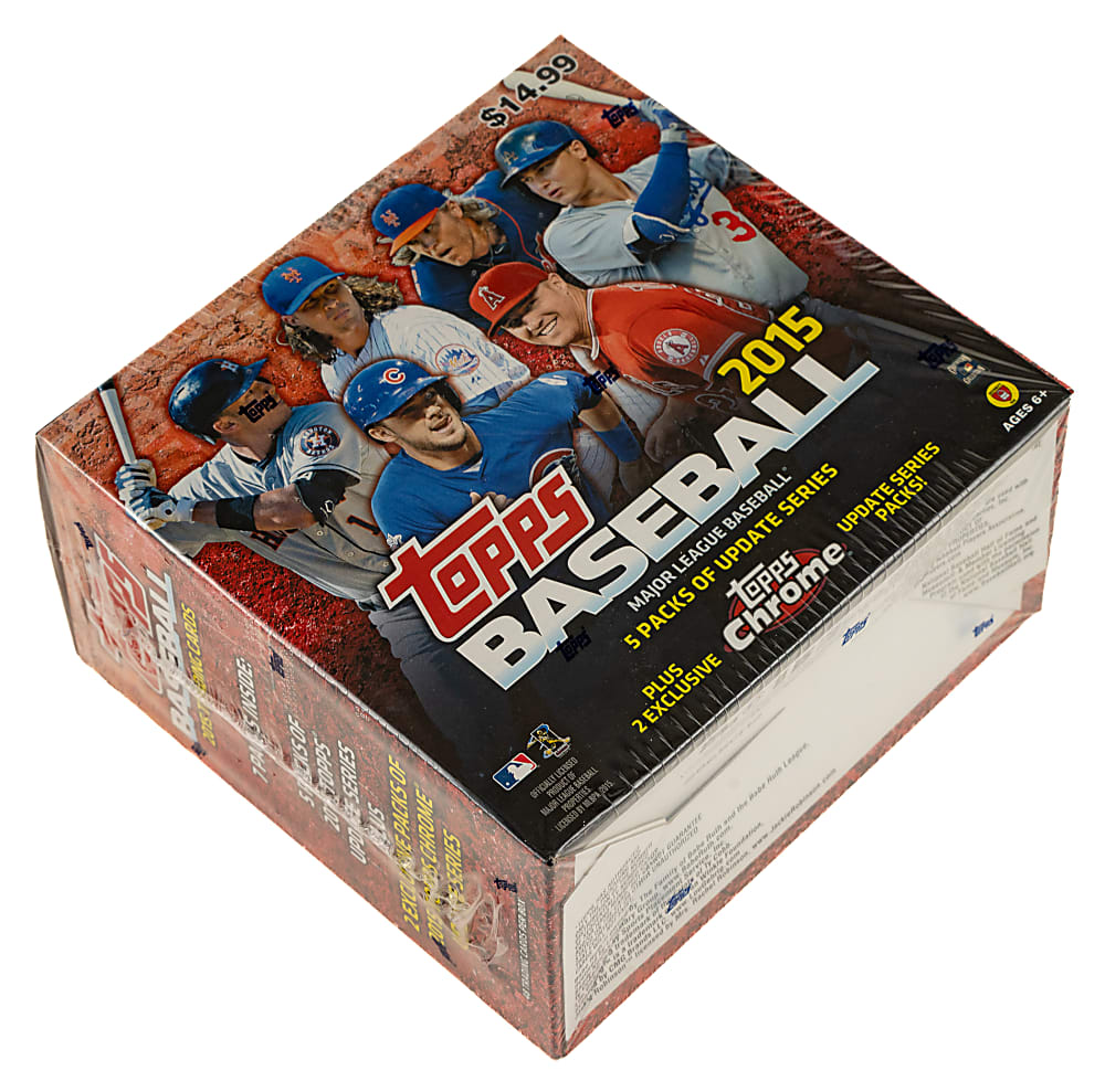 2015 Topps Update Series with Chrome Unopened Mega Box (7 Packs)