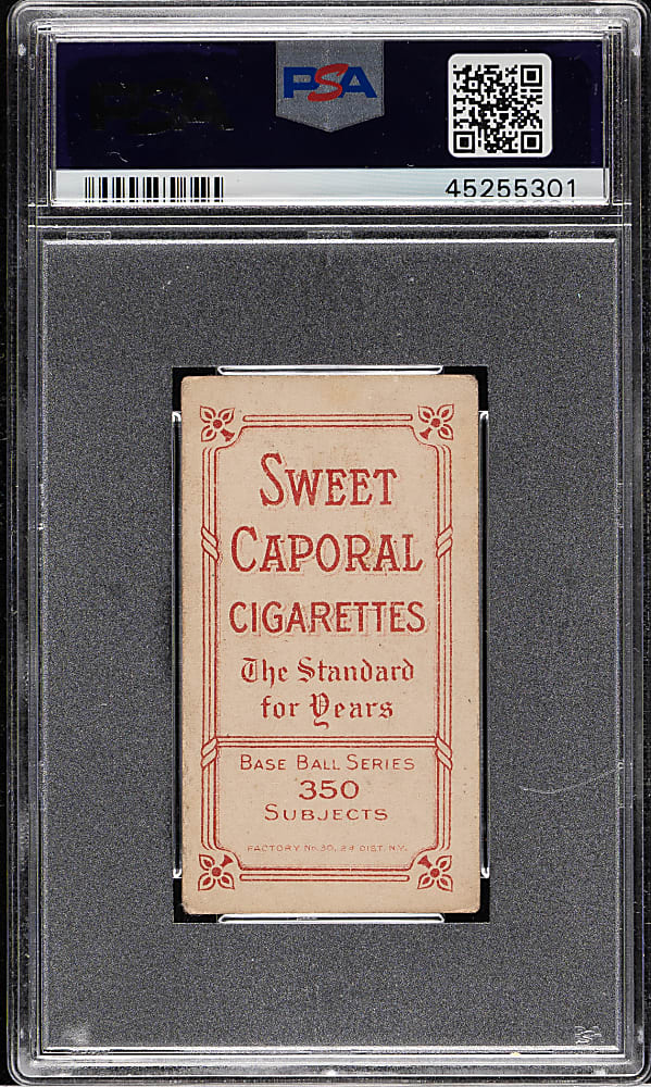 1909-1911 T206 White Border Bull Durham PSA VG+ 3.5