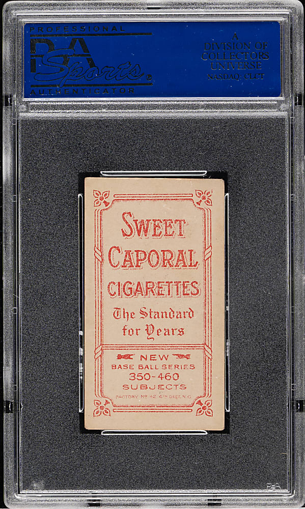 1909-1911 T206 White Border Hugh Duffy PSA VG-EX 4