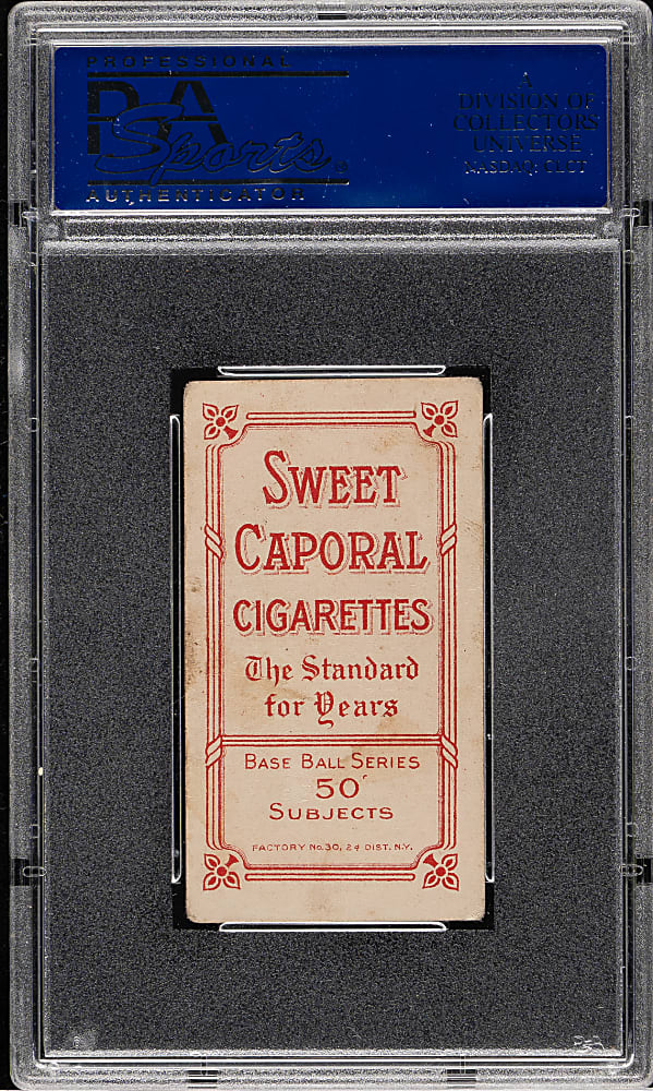1909-1911 T206 White Border Vic Willis Portrait PSA VG-EX 4